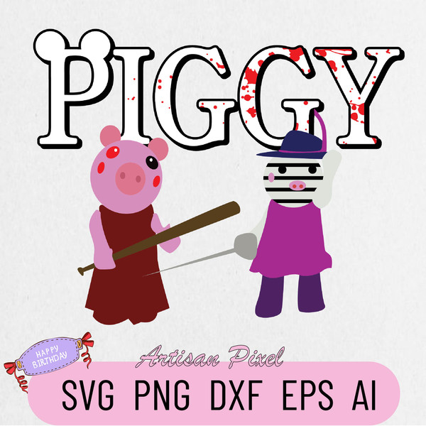 Piggy Roblox Svg, Roblox Game Svg, Roblox Characters Svg Ai - Inspire Uplift