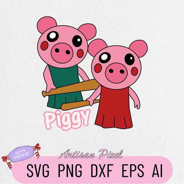 My Kids Love Piggy- Love Roblox - Gift Halloween