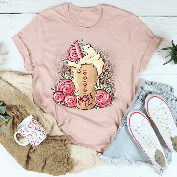 Mom Life Iced Latte Tee