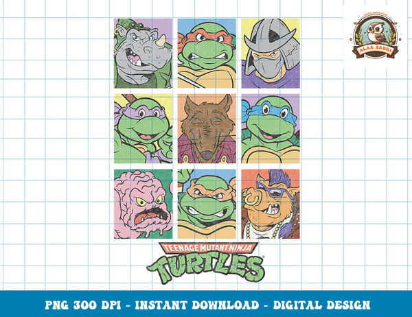 TMNT All Characters Square Design T-Shirt copy.jpg