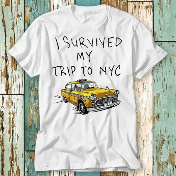 I Survived My Trip to NYC T Shirt New York City Spider Tom 