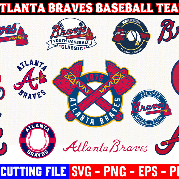 Atlanta Braves svg, Atlanta Braves bundle baseball Teams Svg - Inspire  Uplift