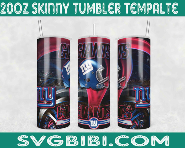 New York Giants Tumbler Wrap, Football Tumbler Wrap Png, 20oz Tumbler Wrap,  NFL Tumbler PNG, New York Giants Tumbler Png