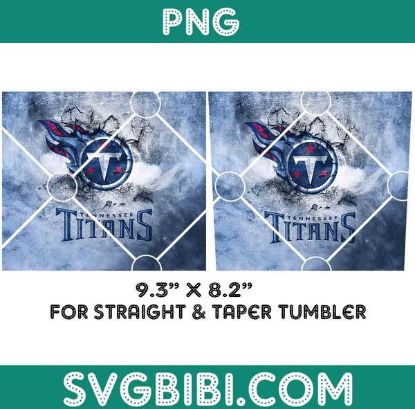 Tennessee Titans Tumbler Wrap, Football Tumbler Wrap Png, 20