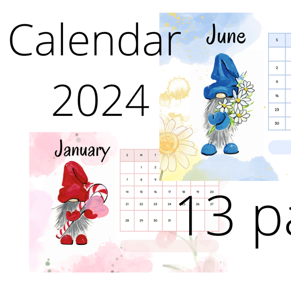 Monthly Calendar 2024 Printable Desk Calendar Inspire Uplift
