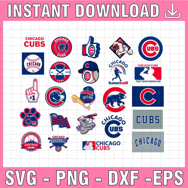 Chicago Cubs Clip Art  Chicago cubs, Chicago cubs opening day