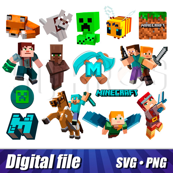 minecraft characters pictures