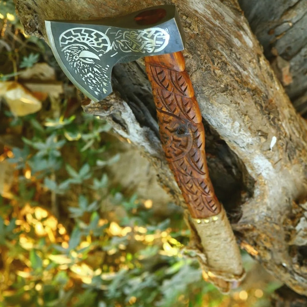 Tomahawk Axe Integral Ball Hammer Hunting AxeS.jpeg