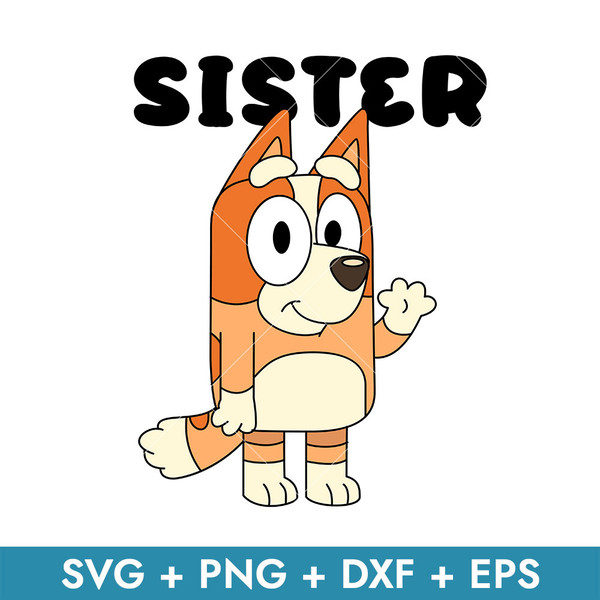 Bingo Bluey Dog SVG, Bluey SVG, Cartoon SVG PNG DXF EPS File - Inspire  Uplift