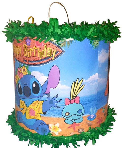 Party Time Blue Stitch Piñata Happy Birthday Pinata Lilo Party