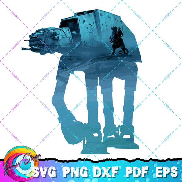 Star Wars AT-AT Tauntaun Silhouette Graphic T-Shirt T-Shirt copy.jpg