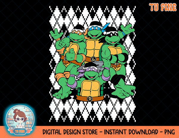 TMNT Ninja Turtles Ugly Christmas Sweater T-Shirt copy.jpg