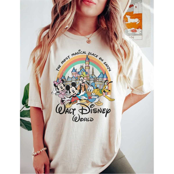 Vintage Walt Disney World Comfort Colors Shirt, Retro Mickey - Inspire  Uplift
