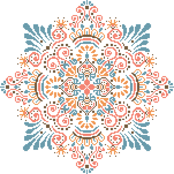 Cross Stitch Pattern Book: Mandala Marvels - Stitching Nature's Tapestry:  10 + 1 Exclusive Cross Stitch Designs (Stitch Icon Cross Stitch Pattern