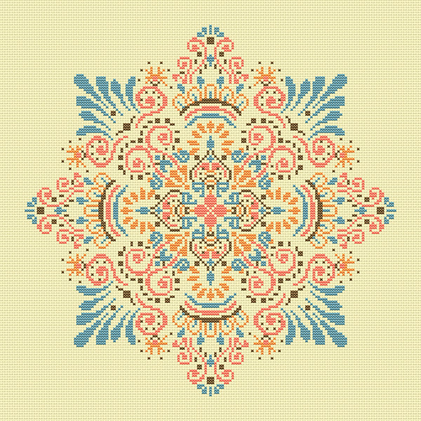 Floral Mandala Cross Stitch Pattern Canvas Page 03 1080 x 1080.png