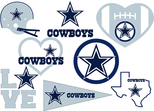 Dallas Cowboys Star Layers Svg Png Dxf Eps Cricut - free svg files for  cricut