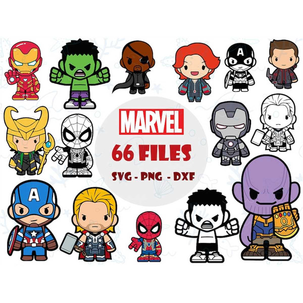 avengers cartoon characters