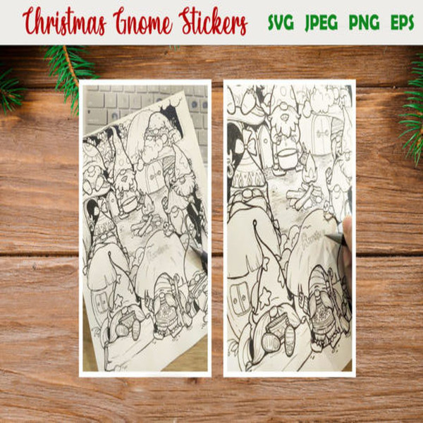 1080x1080 size Christmas-GNOME-16-stickers-bundle-SVG-Graphics-20397803-5-580x387.jpg