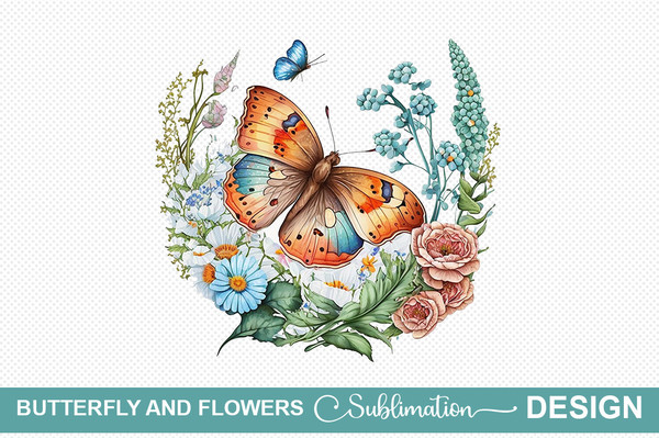 Blue Butterfly Watercolor Clipart_ 0.jpg