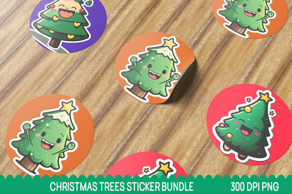 Christmas Trees Sticker Bundle_ 0.jpg