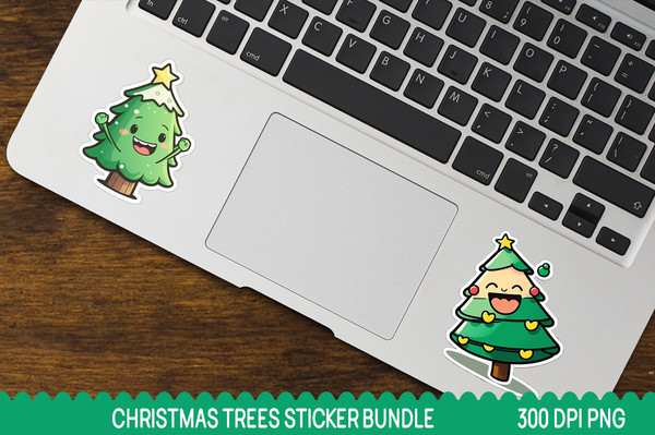 Christmas Trees Sticker Bundle_ 1.jpg