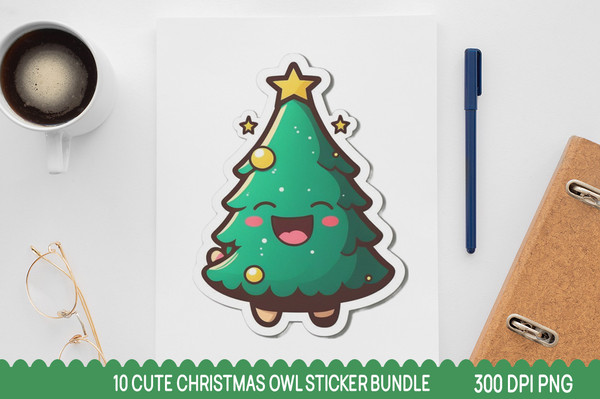 Christmas Trees Sticker Bundle_ 3.jpg