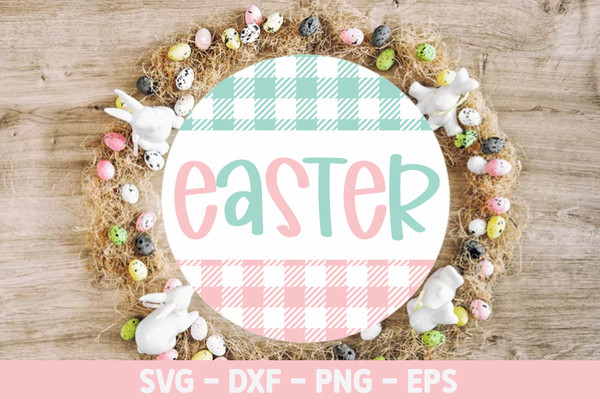 Easter Round Sign SVG Bundle_ 5.jpg