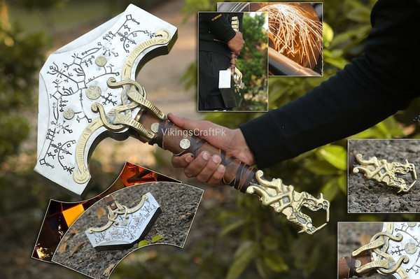 God of War Hammer, Thor Hammer Mjolnir Metal, Thor Cosplay, - Inspire Uplift