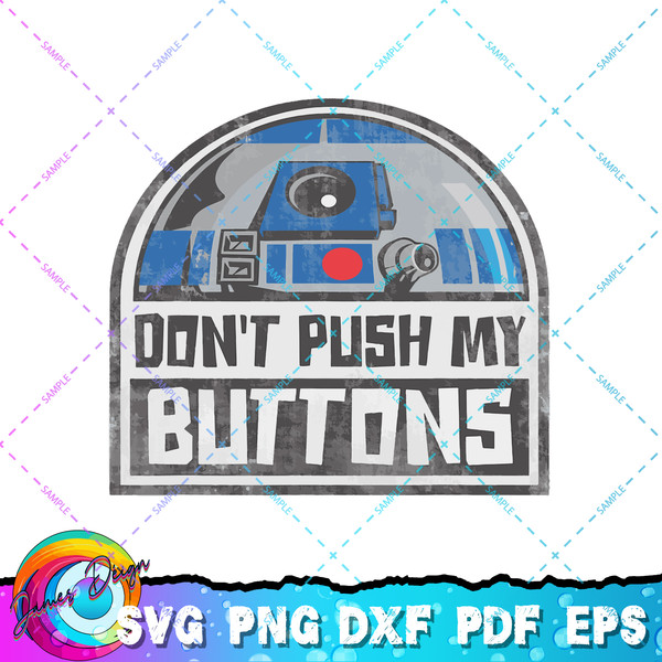 Star Wars R2-D2 Droid Don't Push My Buttons T-Shirt copy.jpg