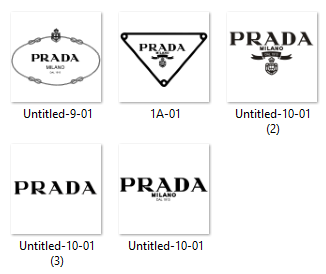 prada logo png