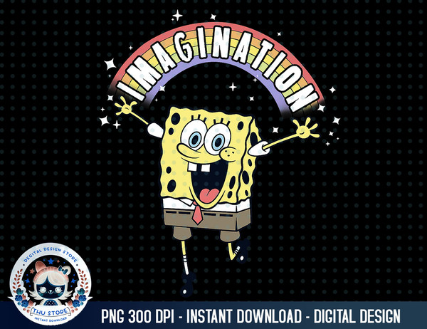 SpongeBob SquarePants Imagination Rainbow T-Shirt copy.jpg