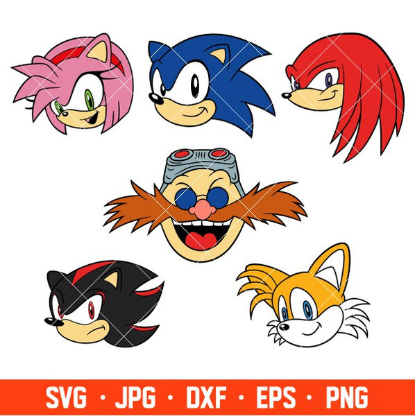 Sonic The Hedgehog Bundle Svg, Sonic The Hedgehog Svg, Sonic - Inspire ...