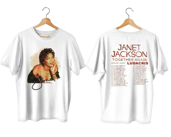 Janet Jackson Shirt, Janet Jackson Together Again Tour 2023 Shirt, Together Again Tour Shirts