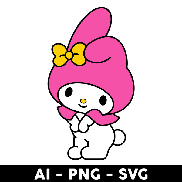 Kitty My Melody Svg, My Melody Svg, Hello Kitty Svg, Cartoon - Inspire  Uplift