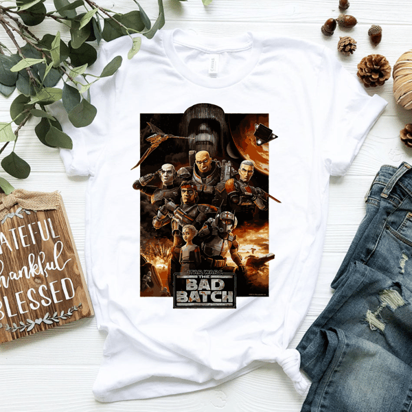 Star Wars The Bad Batch Series Poster T-Shirt.png