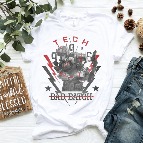 Star Wars The Bad Batch Tech Crate Bad Batch Double Up T-Shirt.png