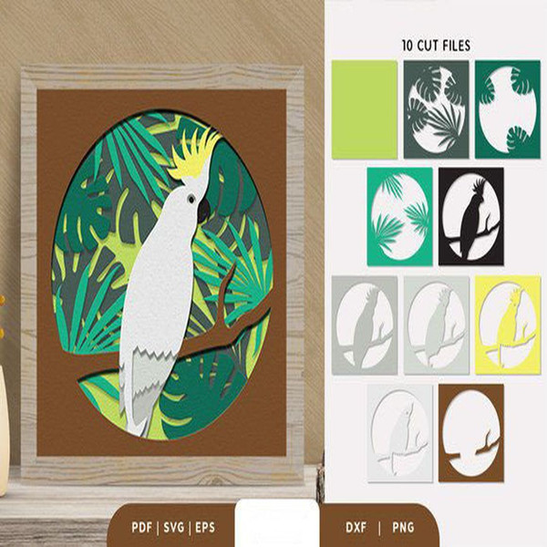 1080x1080 size Tropical-Cockatoo-3D-Shadow-Box-Papercut-3D-SVG-67996917-2-580x386.jpg