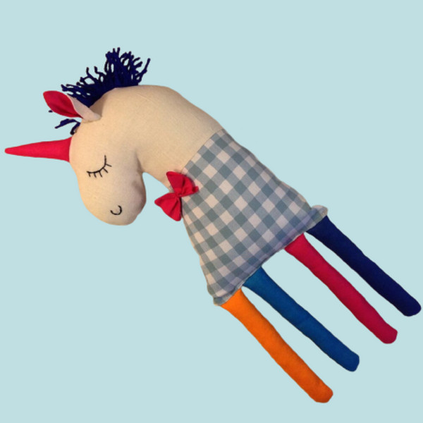 Unicorn toy pattern Baby doll Pattern and Tutorial  PDF Plush  Unicorn doll Rag doll pattern Cloth doll sewing pattern 1.png