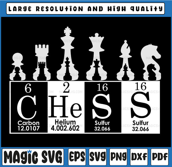 Chess King and Queen SVG Vector Cut File and PNG Transparent