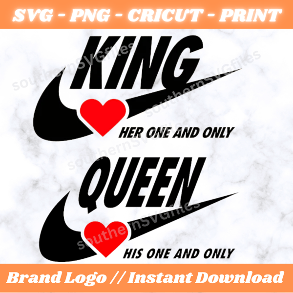 King Queen Digital Download | Card Suits | His Queen Her King Decal SVG  Files | Png files | Jpeg files | Dxf file |Digital Download 