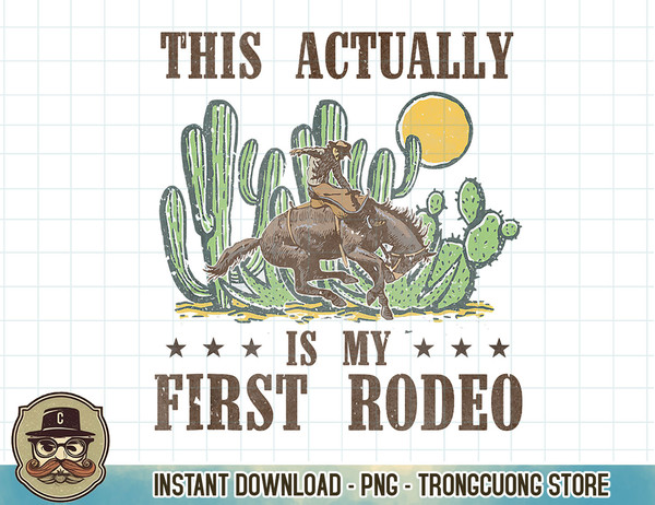This Actually Is My First Rodeo Western Country Southern Tank Top copy.jpg