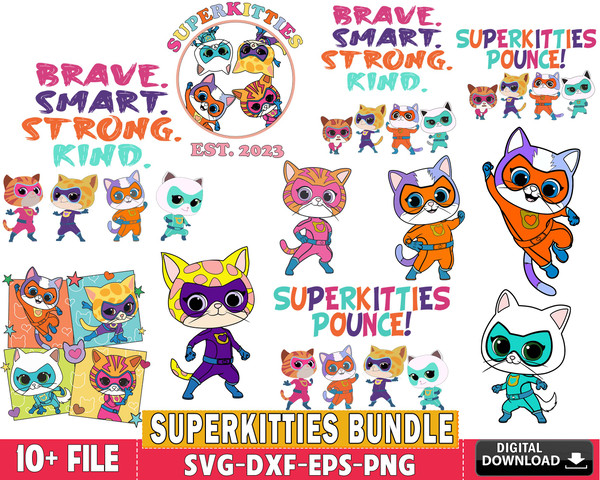 10+ file superkitties bundle svg ,Hero Kitties Super Cats Brave, superkitties svg.jpg