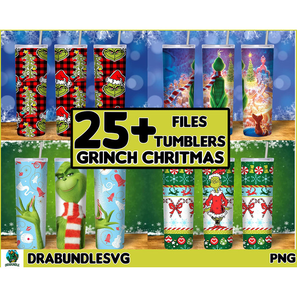 25 Grichmas Christmas Tumbler Bundle Png, Merry Christmas Tumbler Bundle, Movie Christmas Png Tumbler, 20 oz Skinny Tumbler Design Instant Download.jpg