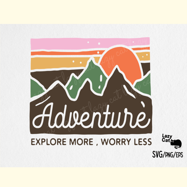 Camping Adventure SVG Design.png