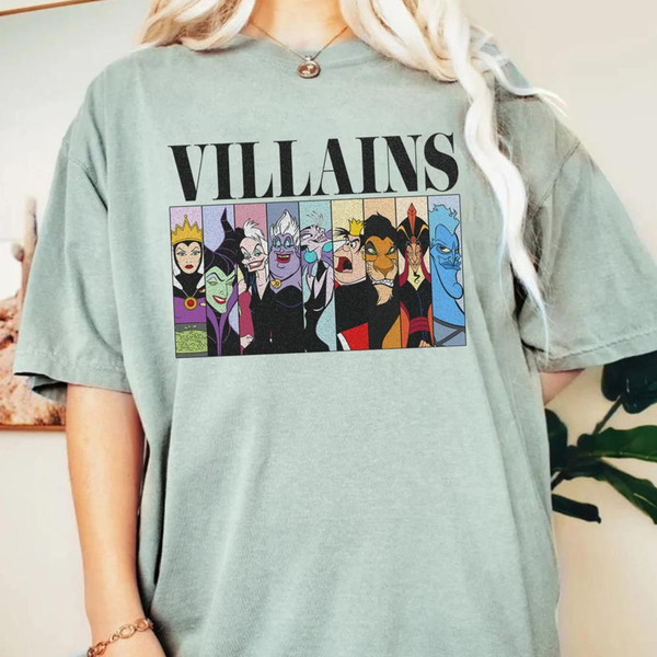 Retro Vintage 90s - Disney Villains Shirt Inspire Shirt, Uplift Villain Funny