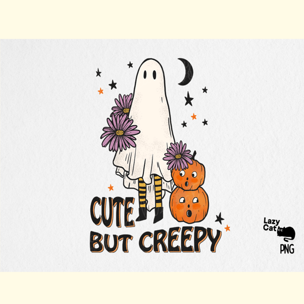 Cute Ghost Halloween Sublimation.png