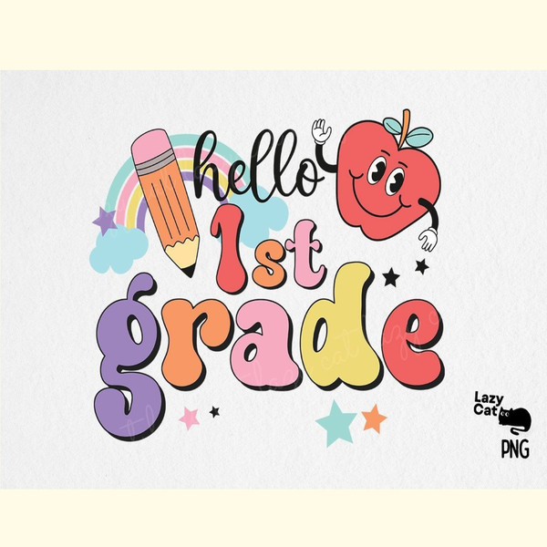 Hello 1st Grade , School PNG Clipart.jpg