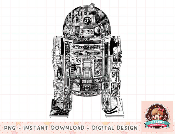 Star Wars Epic R2-D2 Panel Schematics Design T-Shirt copy.jpg