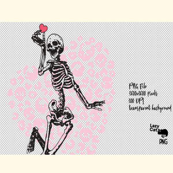 Skeleton Valentines Quote Sublimation_ 0.png