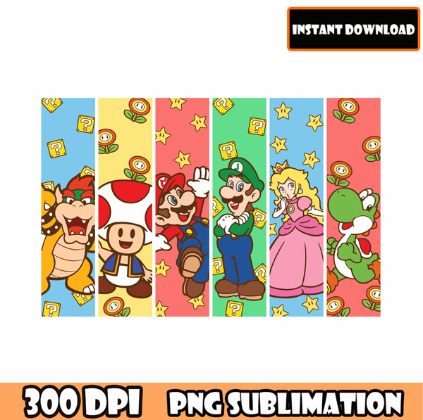 Super Mario Brothers IMAGE Download Use as Printable (Download Now) 